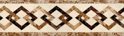 Tile Art Marble Stone Inlay Pattern Wall Border Trim