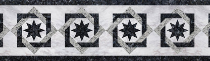 Tile Marble Stone Inlay Star Pattern Wall Border Sticker