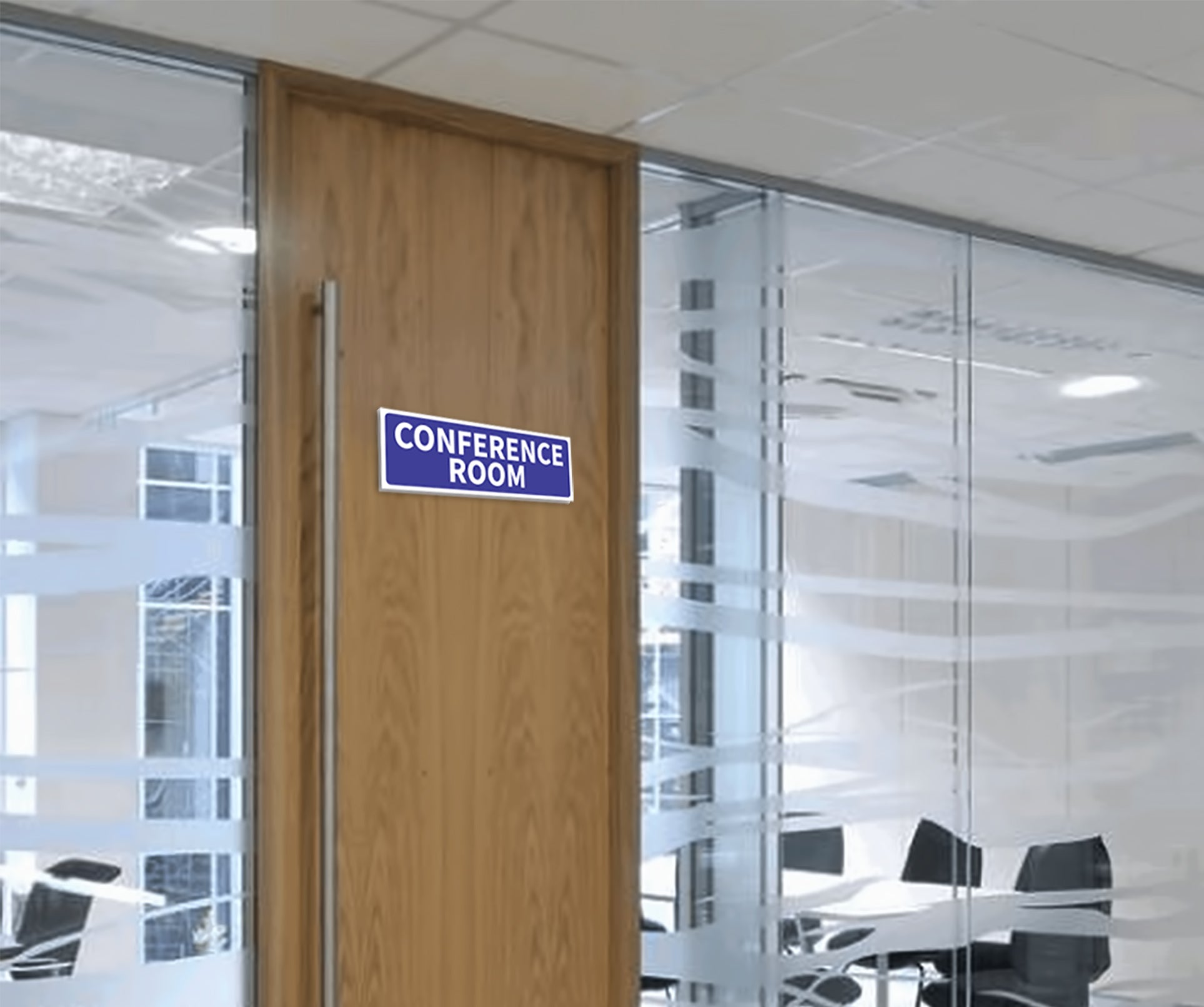 Conference Room for Office Foam Sign Board - 18 in x 6.5 in – WallDesign