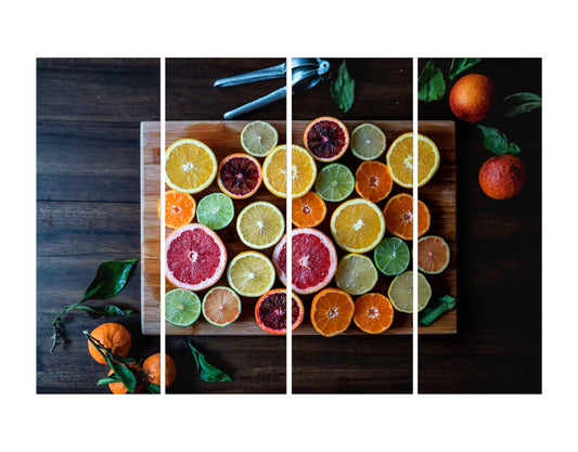 Citrus Lemonade Orange Anti Virus Natural Remedy Wall Painting