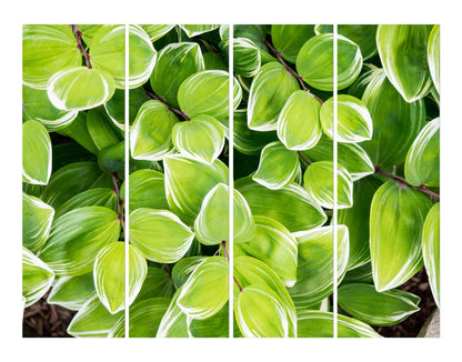 Green Leaves Wall Art Painting