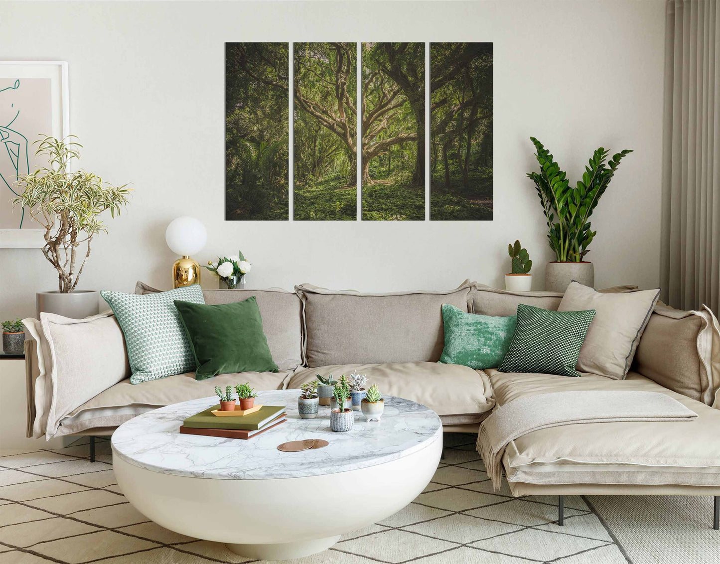 Wide Tree Wall Digital Print