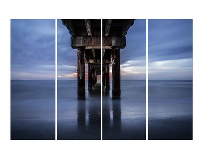 Florida Beach Under Fly Over Wall Photo Print