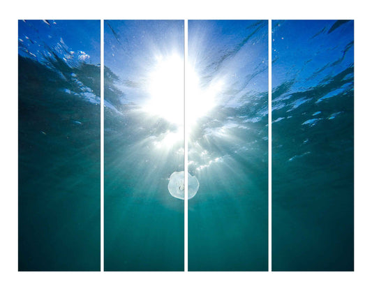 Under Ocean Water To Sun Wall Wall Painting