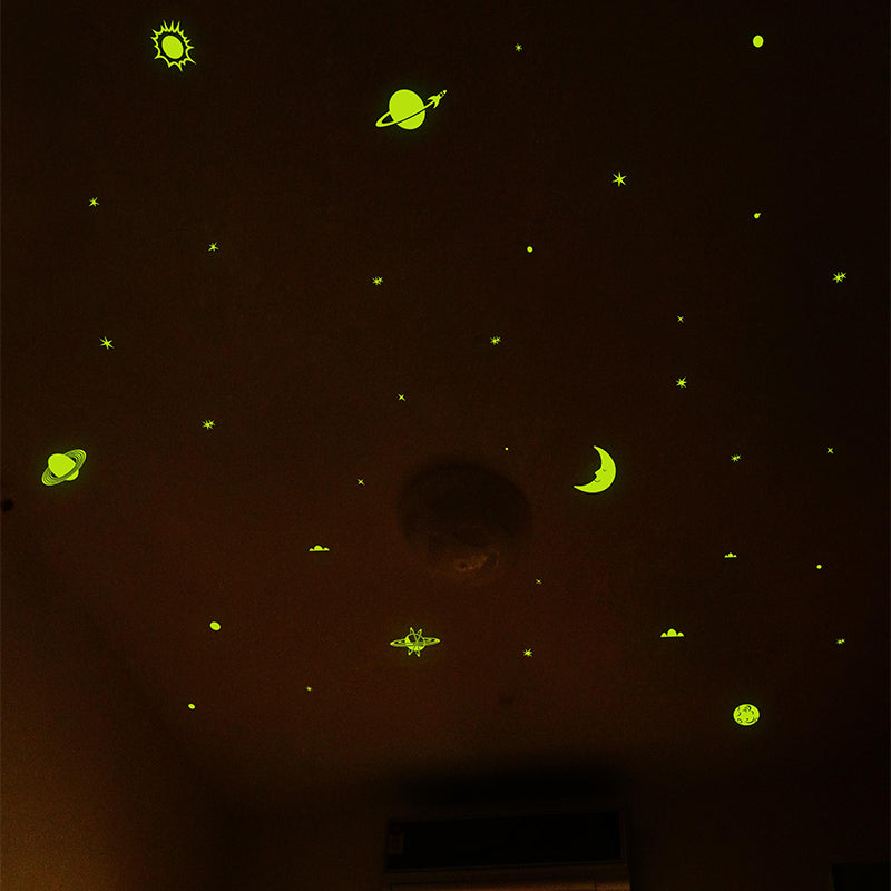 Night Glow Stars &amp; Moon Sticker