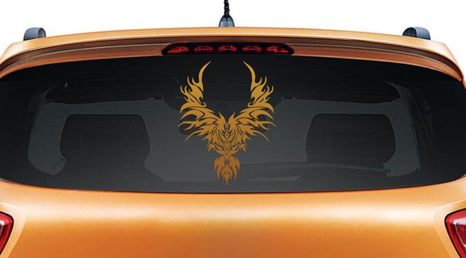 Rise from the Ashes Copper Rear Car Sticker