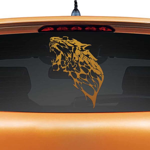 Roar of the Beast Copper Rear Car Sticker