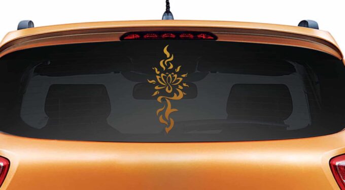 Lotus Bindi Copper Rear Car Sticker