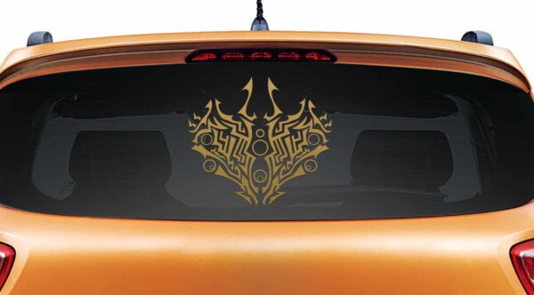 Moto Tribe Gold Rear Car Sticker