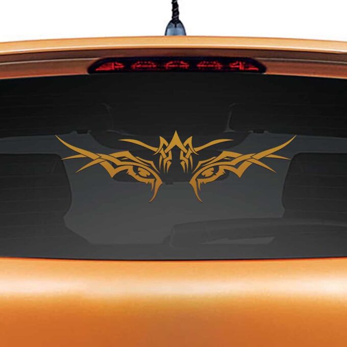 Tiger Eye Copper Rear Car Sticker