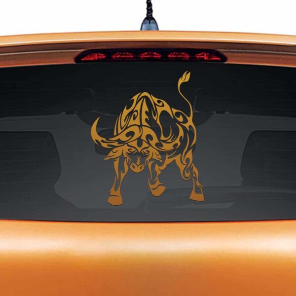 Buffalo Soldier Copper Rear Car Sticker