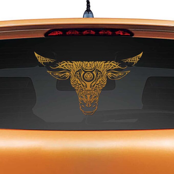 Raging Bull Copper Rear Car Sticker