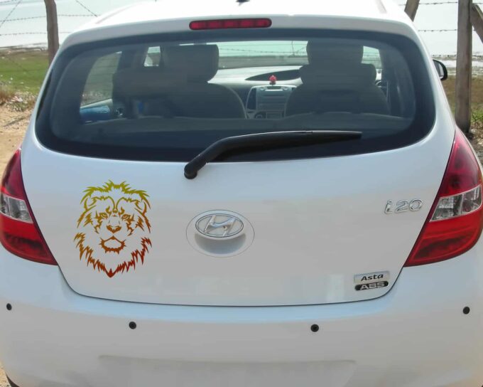 Lion King Copper Dicky Car Sticker
