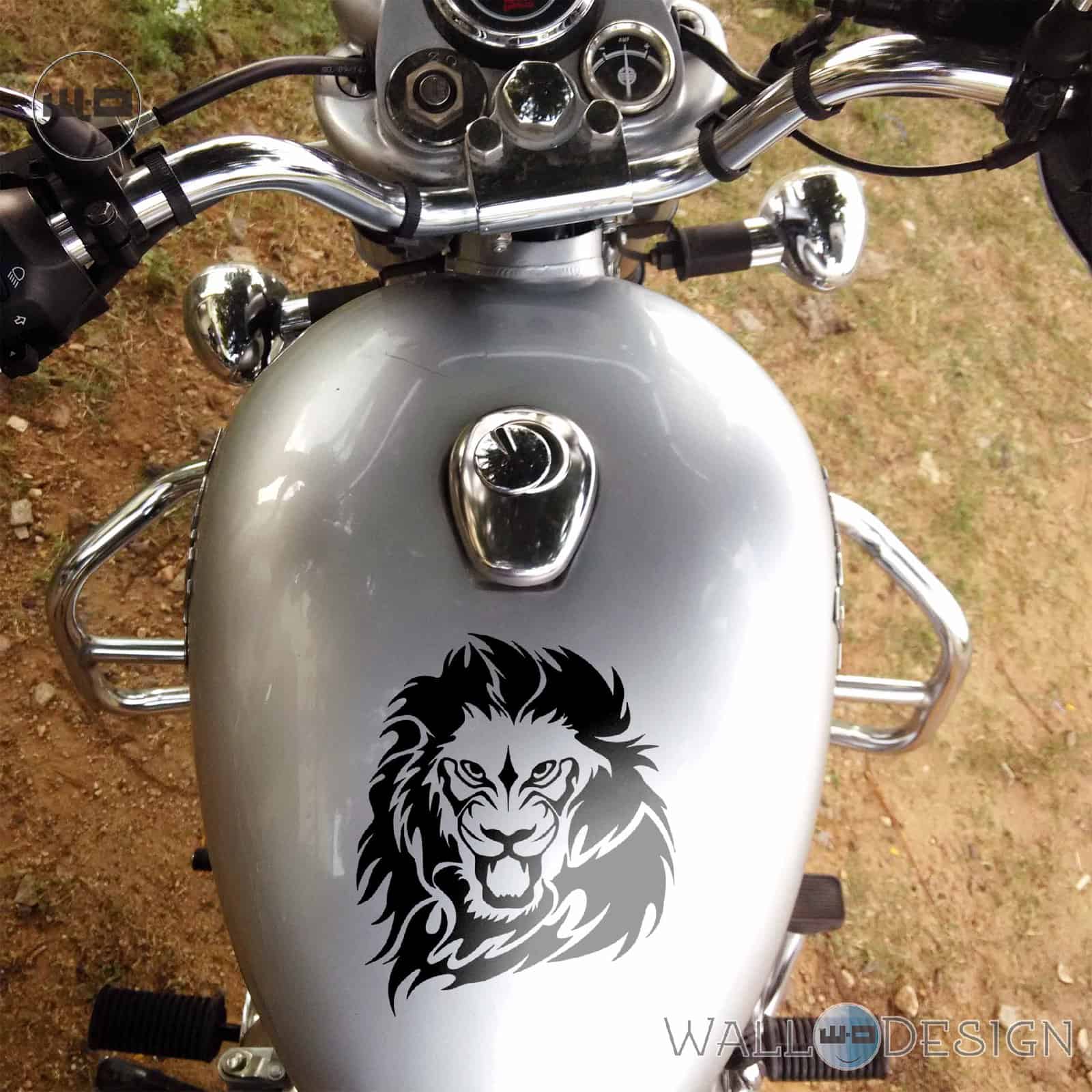 Lion Style Fancy Stickers For Bikes