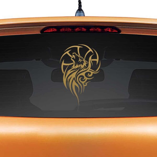Dream Catcher Copper Rear Car Sticker