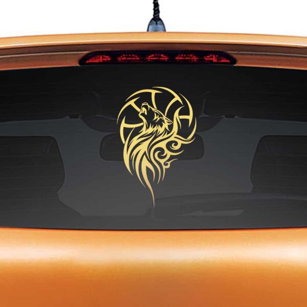 Dream Catcher Gold Rear Car Sticker