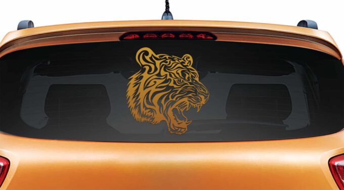 Sherkhan Copper Rear Car Sticker