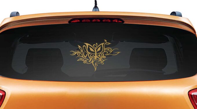 Ek Titli Gold Rear Car Sticker