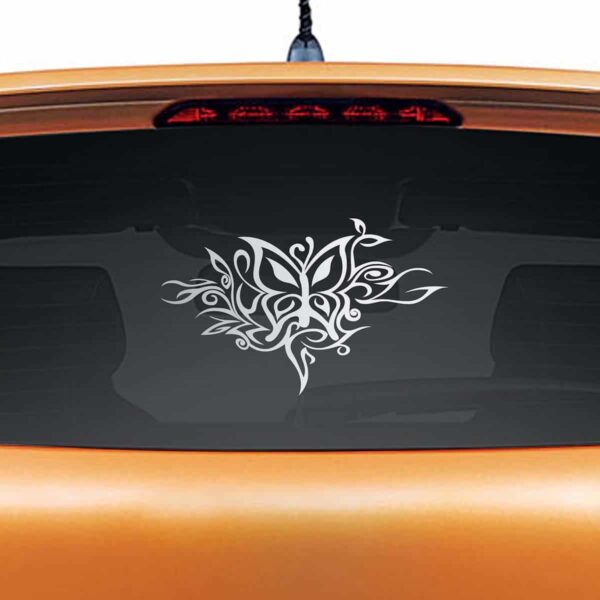 Ek Titli Silver Rear Car Sticker