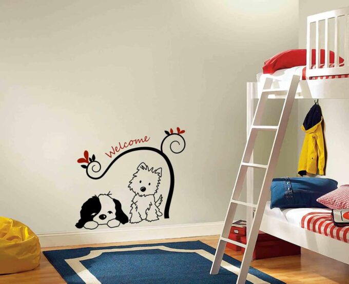 My Doggy Friends Kid room decal