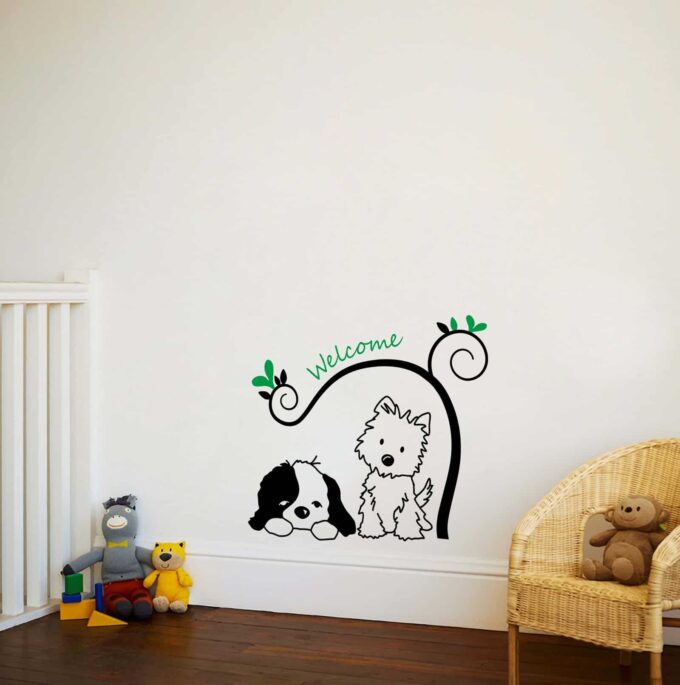 My Doggy Friends Living room sticker