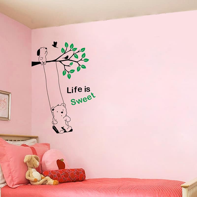 Life is sweet Wall Sticker