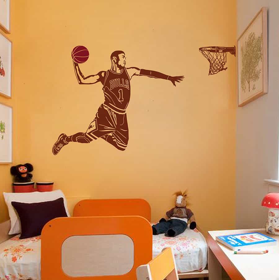 Basketball Dunk Wall Sticker