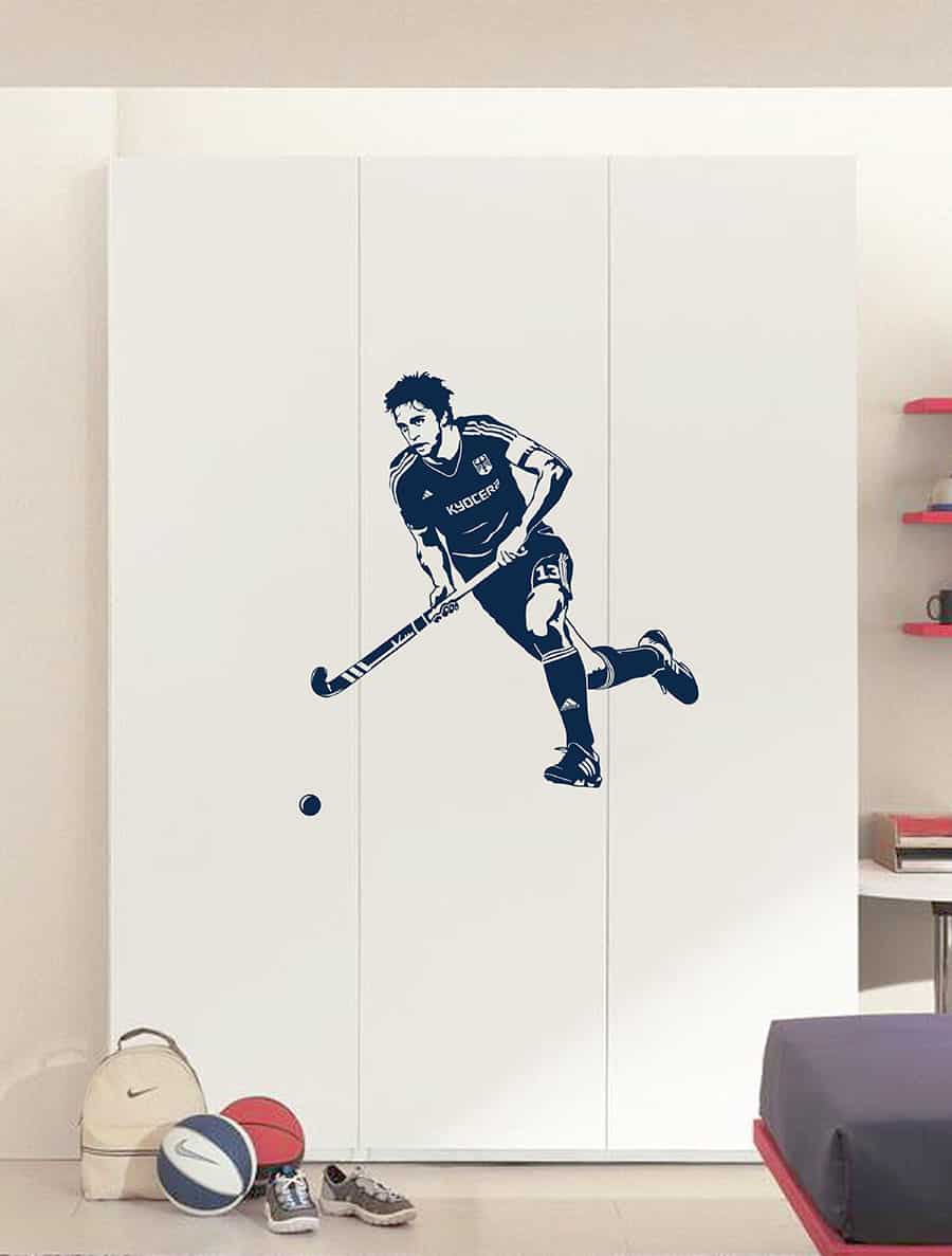 Hockey Shot Wall Sticker