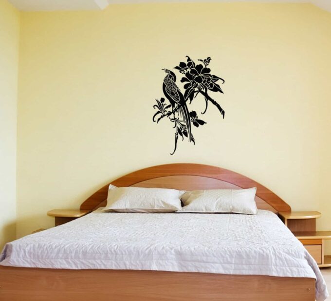 Asian bird 3 Bedroom decal