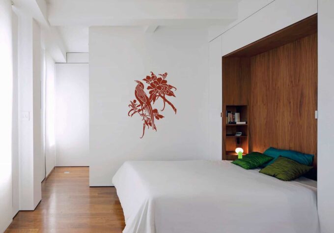 Asian bird 3 Bedroom2 sticker
