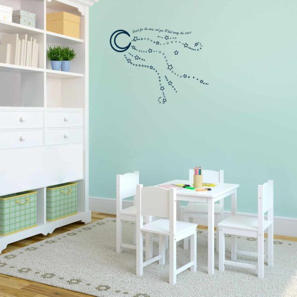 Reach for the Moon kids room sticker