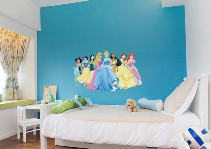 All Disney Princess Bedroom sticker