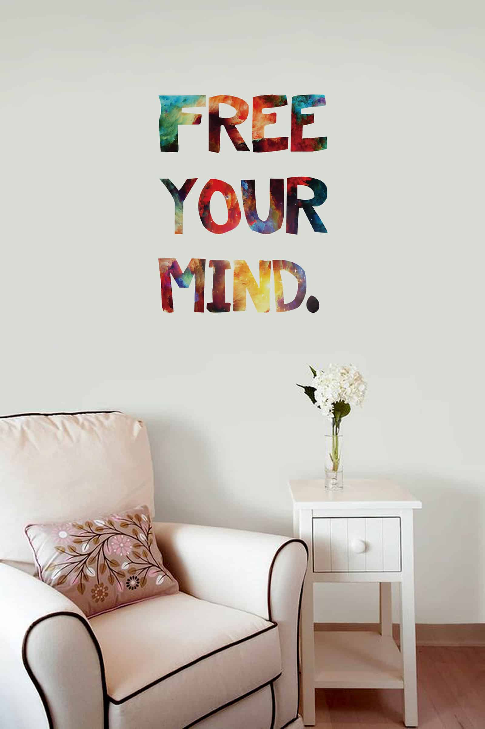 Free your mind Wall Sticker