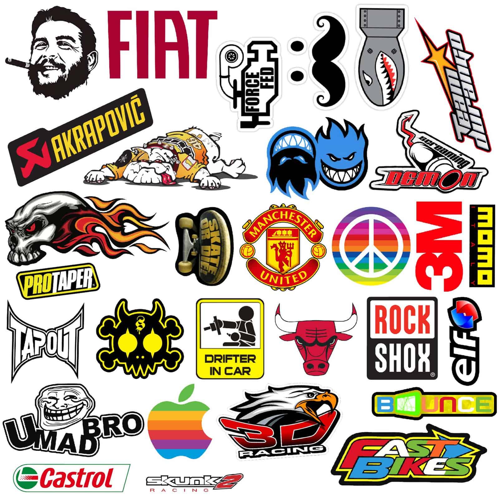 Racing Stickers Collection
