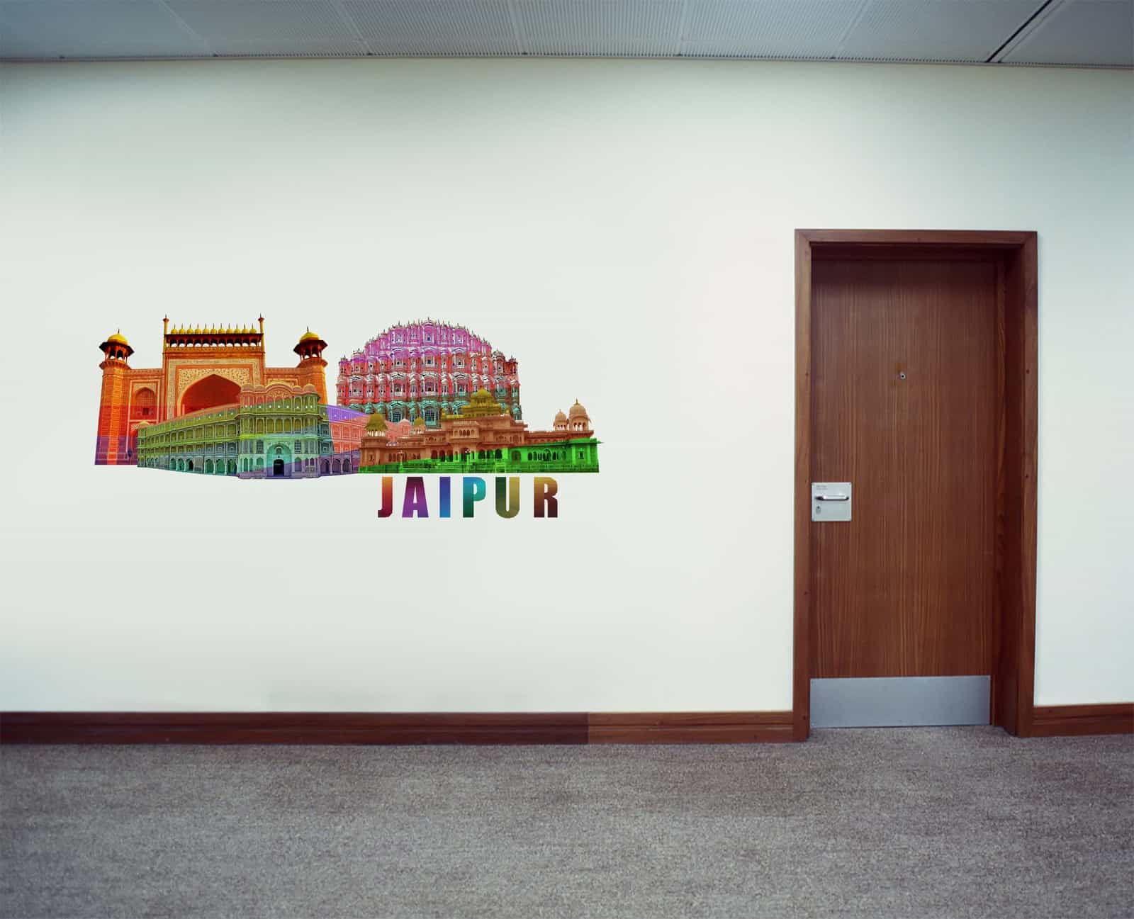 Modern Jaipur Wall Sticker