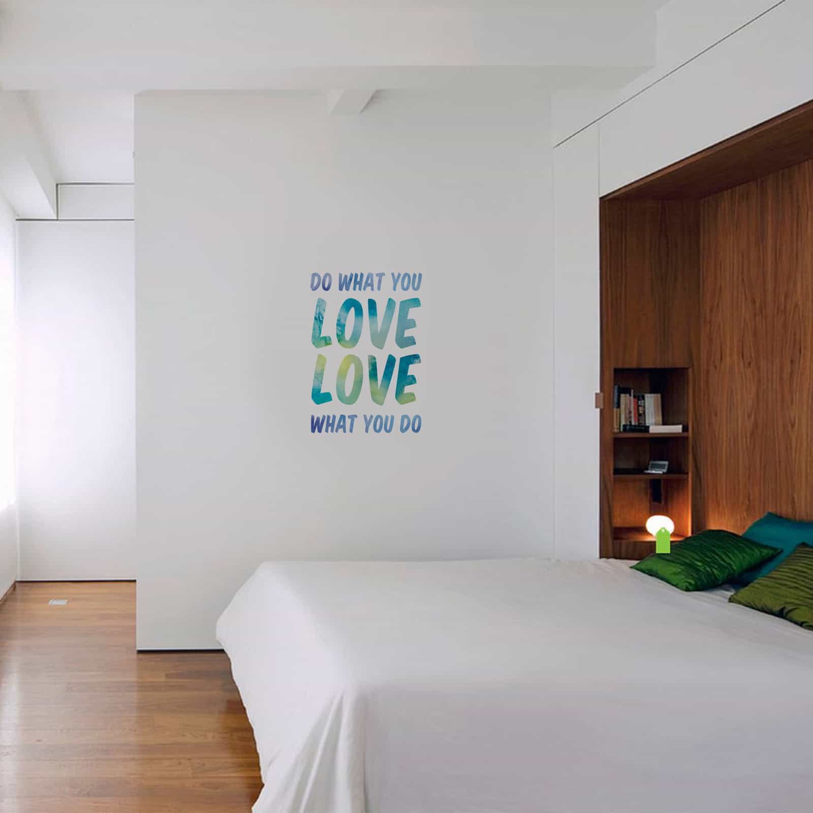 Do What You Love Love Wall Sticker