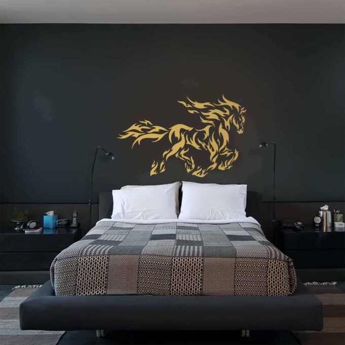 Fiery Stallion Bedroom2 Wall Sticker
