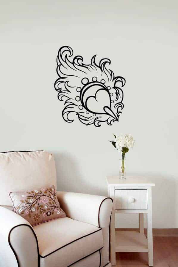Smooth as a Feather Living2 Wall Sticker
