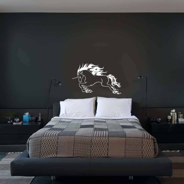 Raging Unicorn Bedroom3 Wall Sticker