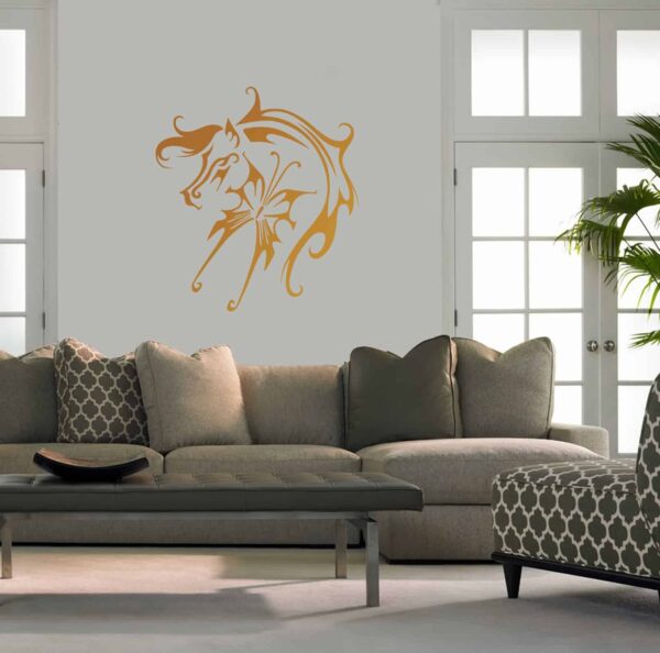 Fly Like a Horse Living Wall Sticker