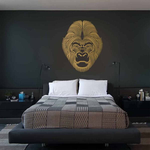 Gorilla Warrior Bedroom2 Wall Sticker