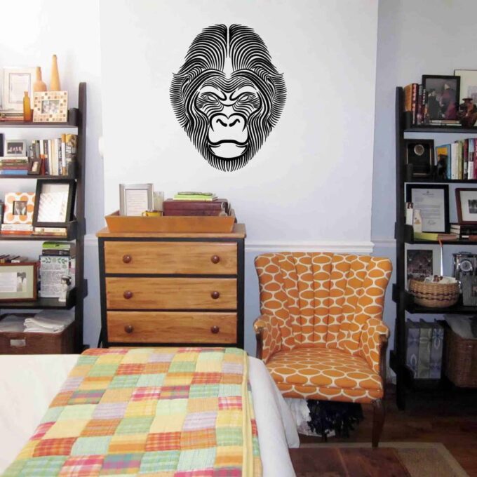 Gorilla Warrior Teen Wall Sticker