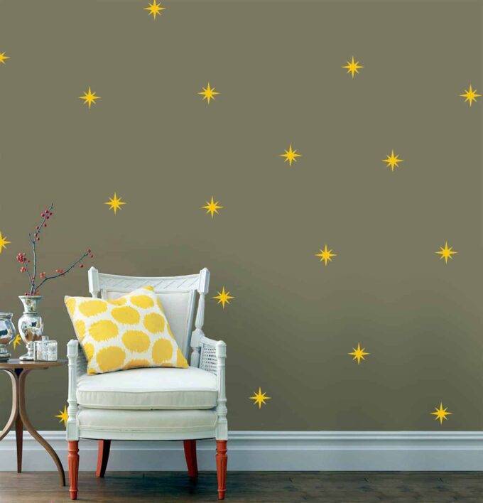Shining Star Wall Pattern Living room