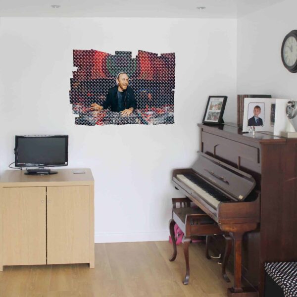WDPCAMMM0002 Print your own music band 3d wall sticker