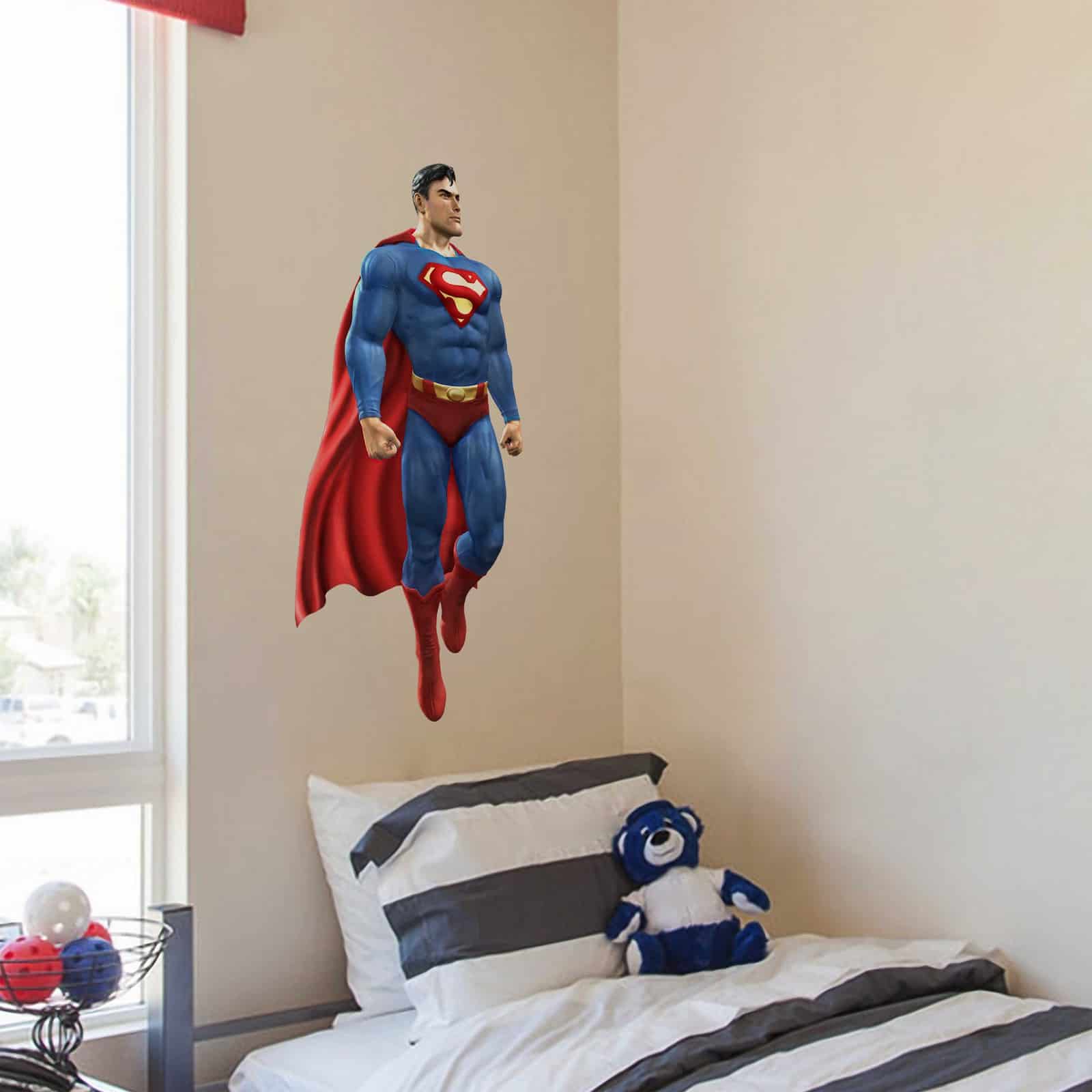 Print your own superhero wall sticker