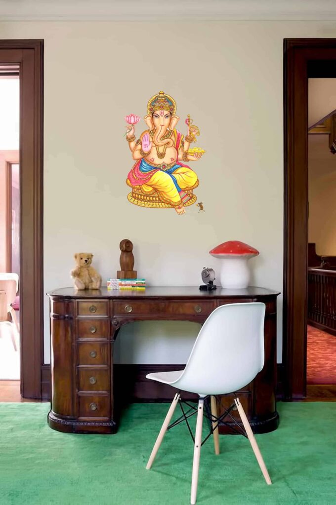 Lord Ganesha Wall Sticker room