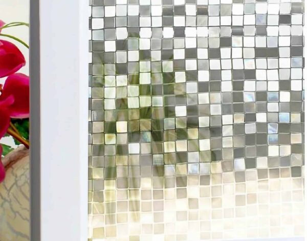 Square Glass Mosaic Glass Door room sticker