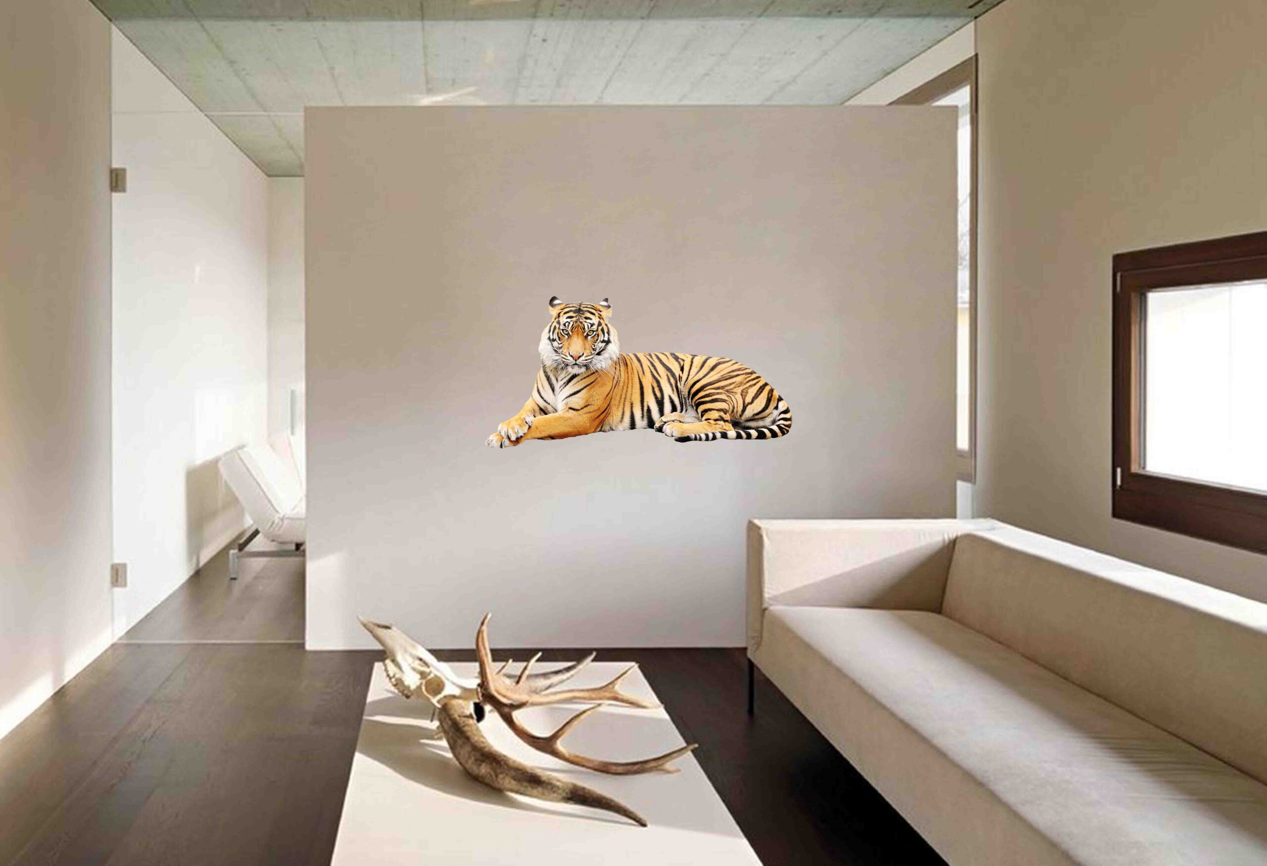 25 Modern Design Ideas To Bring A Feel Of Jungle Into Your Living Room – Using Wall Stickers