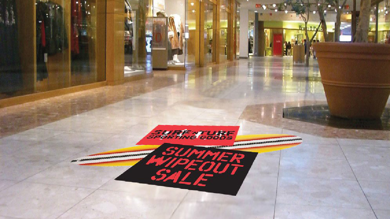 40 Ways To Advertise Using Vinyl Floor Graphics & Printed Wall Stickers
