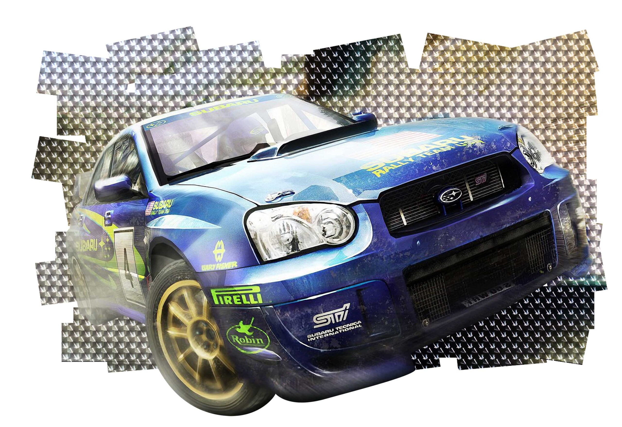 Subaru 3D car Wall Sticker
